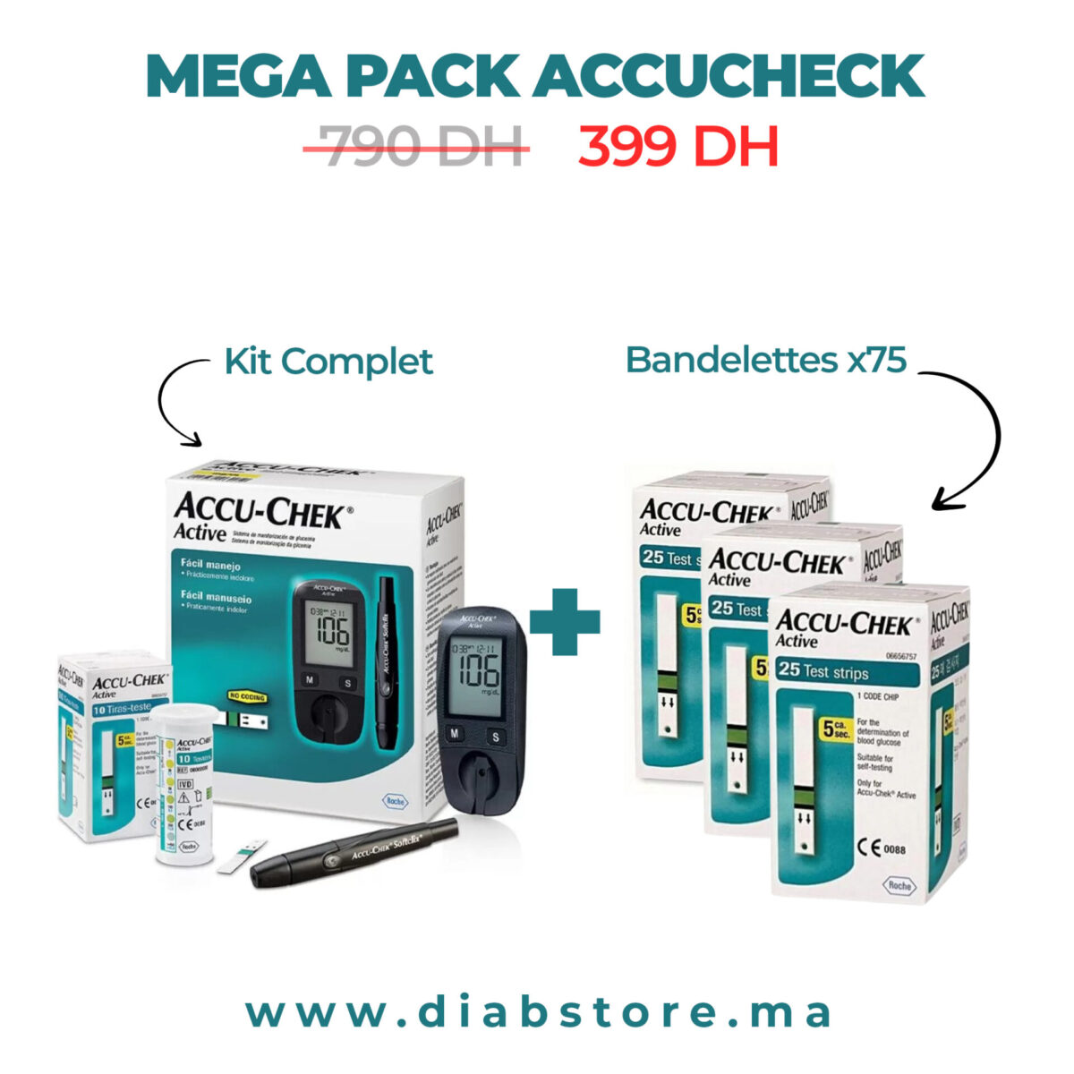 Méga Pack ACCUCHECK